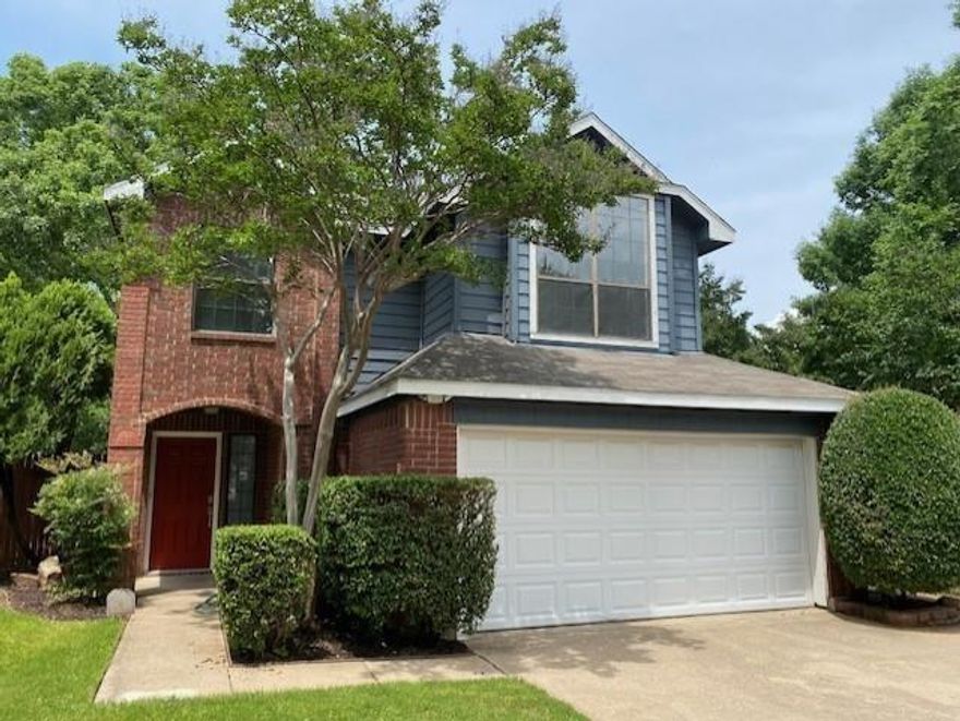 MOVE-IN READY NOW! Lawn Care and Landscaping Included! ***FOR 16-18 MONTH LEASE, WILL REDUCE $2895*** This completely remodeled 3-bedroom, 2.5-bathroom, 2-story home in the heart of Grapevine is just minutes from Downtown Main Street. Located on a charming cul-de-sac, the home features darling drive-up appeal with lush landscaping front and back. Inside, you’ll find new luxury laminate flooring, new carpet, fresh modern paint tones, and updated fixtures throughout. The split-bedroom floorplan provides added privacy, while the elegant formal dining area opens to the living room—perfect for entertaining. A powder bathroom downstairs is an added bonus, and the loft upstairs makes an ideal home office or game room. The open-concept layout is bright and airy, with an abundance of windows, vaulted ceilings, and bay windows throughout. Step outside to your private backyard oasis, complete with soaring shade trees, an oversized yard, and an extra-large covered patio perfect for grilling and relaxing with friends. Landscaping is included, along with quarterly AC checks provided by the owner. Conveniently located near major highways for easy access to shopping, dining, and entertainment. Pets will be considered on a case-by-case basis. No additional fees!