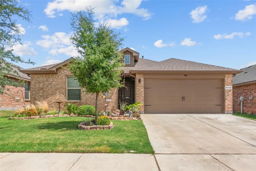 This is the one! Come see this lightly lived-in home near Eagle Mountain Lake, just off Boat Club Rd.  Great opportunity on this gorgeous home in desirable Pioneer Point — fresh on the market! Enjoy a wonderful neighborhood with great schools and a community pool & park nearby. 

Built in 2020 and beautifully maintained, this home features an excellent granite island kitchen with stainless steel appliances, a breakfast bar, and a walk-in pantry, all open to the spacious living and dining areas for effortless entertaining and everyday living.

You’ll love the thoughtful upgrades throughout, including ceramic tile flooring, rainfall shower heads, upgraded ceiling fans, recessed lighting, and elegant bullnose corners. Additional features include a tankless water heater, walk-in closets in every bedroom, double sinks, a relaxing garden tub, and a generously sized primary suite with a spacious bath.

Step outside to a landscaped front yard, sprinkler system, covered patio, and large backyard with covered patio — perfect for entertaining guests or relaxing evenings at home.

Located in the highly desirable Eagle Mountain-Saginaw ISD, this stunning 3-bedroom, 2-bathroom home is just minutes from major shopping and within walking distance to top-rated schools, combining comfort, convenience, and style in one incredible package.
This home truly has it all — don’t miss your chance to make it yours!