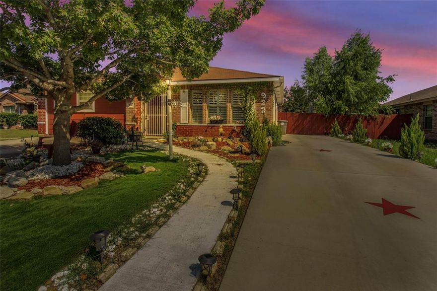 MOTIVATED SELLER Your forever home awaits in this stunning and versatile 4-bedroom, 3 full-bath residence that blends comfort, style, and thoughtful upgrades. From the moment you arrive, you’ll be greeted by a secure gated entry, extended dual-entry driveway, and a beautifully landscaped front yard featuring low-maintenance artificial turf and custom lighting for added curb appeal and security. Inside, you’ll fall in love with the luxury kitchen, showcasing granite countertops, ceramic tile flooring, and a charming barn door entry. The open-concept design flows seamlessly into the spacious dining and living areas, where recessed lighting and natural light create a warm, inviting atmosphere. This home boasts two primary suites, each with its own full bath one featuring dual sinks for extra convenience. The garage conversion offers an additional primary suite, perfect for guests, a game room, or anything your heart desires, complete with its own private exterior entrance. Enjoy the backyard oasis, complete with cypress trees, a large patio deck, ambient lighting, and a privacy fence ideal for entertaining day or night. A dedicated office space provides the perfect spot for work or play. Additional features include ceramic and vinyl flooring throughout with no carpet, a built-in flood drainage system for added protection, two driveway entrances for ample parking, and permitted additions to expand living space. Tax records reflect square footage prior to the addition. Buyer to purchase a new survey. Seller is offering 5,000 towards concessions.