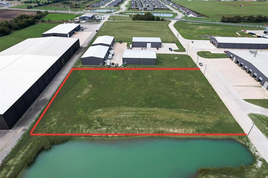 Prime 1.83-acre commercial lot located in the growing Pilot Point area—perfect for your next business, warehouse, or investment project. Flat, cleared, and ready for development with utilities available nearby (electricity, water, and sewer). Convenient access to FM 455 and Highway 377, minutes from downtown Pilot Point. Surrounded by established commercial buildings with strong visibility. Buyer and buyer’s agent to verify zoning, restrictions, and utility connections.