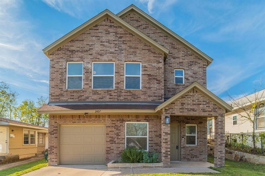 Come see this move-in ready Fort Worth home! Sitting less than 10 minutes from downtown and minutes from Fort Worth Stockyards, this location offers access to numerous highways for all the commuters and tons of dining options! Head indoors where you will find a spacious living area that flows into the open kitchen with views into your new backyard. Your new kitchen features all stainless appliances, granite counter tops with a center island for additional seating along with tons of storage space and walk in pantry. The dining room, or flex room, sits just off the entry way, ideal for formal get togethers as well as a hat restroom downstairs for guests. Upstairs you will find the over-sized primary bedroom complete with it's en-suite bath, a dual vanity, & large walk-in closet. Two additional bedrooms offer numerous arrangement possibilities with another full bath upstairs. Out back you have a spacious & fully fenced yard offering you a blank canvas to make your own!