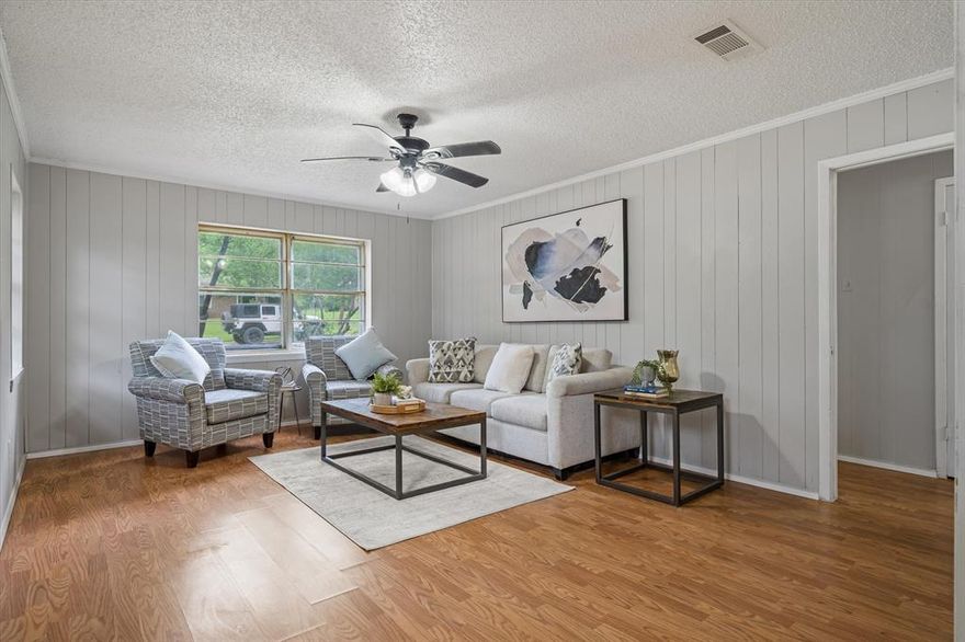 Welcome to this 3-bedroom, 2-bath home offering approximately 1,500 square feet, ideally situated on a corner lot in sought-after Canton ISD. Surrounded by mature trees, this property provides both shade and charm in an established neighborhood setting. Inside, you’ll find a functional layout with a mix of flooring and a sunroom that adds additional space—perfect for relaxing, entertaining, or enjoying natural light year-round. The kitchen and bathrooms have had some updates, offering a great starting point for buyers looking to add their own style and finishing touches. Additional features include an attached carport for convenient covered parking, a fenced backyard, and city utilities. Whether you’re a first-time buyer, investor, or someone looking for an affordable home in Canton ISD, this property presents a great opportunity. Conveniently located near local amenities, shopping, and schools, it’s ready for its next chapter.