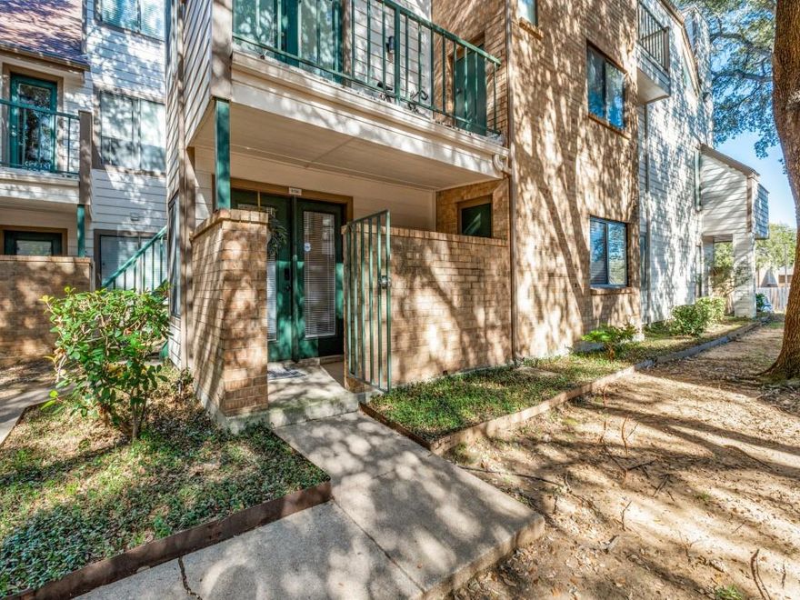 Attractive first-floor condo in a prime Arlington location! This convenient and well-maintained 2-bedroom unit offers easy ground-level access and is just steps from the community pools and mailbox. Situated near some of Arlington’s top attractions—AT&T Stadium, Globe Life Park, Six Flags, and Hurricane Harbor—and only a short drive to DFW Airport, this condo provides outstanding lifestyle and commuter convenience. Inside, you’ll find a spacious layout with updated flooring, updated appliances, and new front windows. The kitchen features an updated appliances, flooring and major components have been thoughtfully updated as well, including the water heater and AC unit, both replaced around 3 years ago. Refrigerator, washer, and dryer are included with the sale—making this home truly move-in ready. Assigned parking space #431 is conveniently located, adding to the ease of daily living. The monthly HOA fee covers full use of facilities, blanket insurance, water, sewer, and trash service—an excellent value in a highly sought-after area. Don’t miss out on this unique opportunity in the heart of Arlington. Call today to schedule your private showing!
