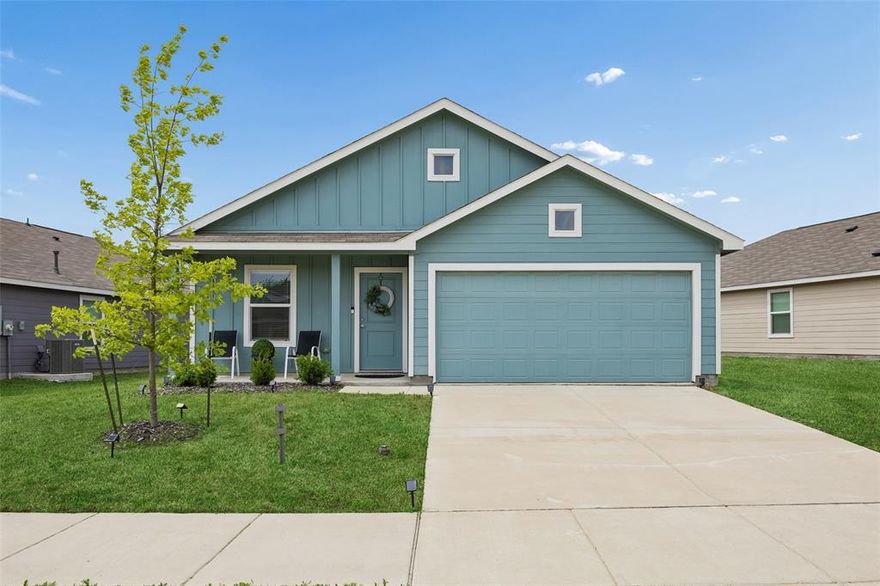 Like-new and move-in ready, this beautifully maintained home in the desirable Eastland community offers stylish single-story living with a functional, inviting design. The open-concept layout seamlessly connects the living, dining, and kitchen areas—perfect for everyday living and effortless entertaining. Large windows fill the home with natural light, creating a bright, fresh, and airy atmosphere throughout.

The private primary suite is thoughtfully tucked at the rear of the home, providing a ????? and relaxing retreat complete with an en-suite bath and a spacious walk-in closet. Two secondary bedrooms are positioned on the opposite side, offering ideal separation for guests, family, or a home office setup.

Situated on a nicely sized lot, the fenced backyard provides plenty of space to unwind, garden, or host gatherings on the patio, all with low-maintenance appeal. Residents enjoy access to fantastic community amenities, including a sparkling pool, clubhouse, playground, and scenic walking trails just steps away.

Conveniently located with quick access to US-175, this home makes commuting to shopping, dining, and Downtown Dallas simple and efficient. A standout opportunity in Crandall, this home truly has it all—comfort, style, and location. Come see what makes it such a wonderful place to call home!