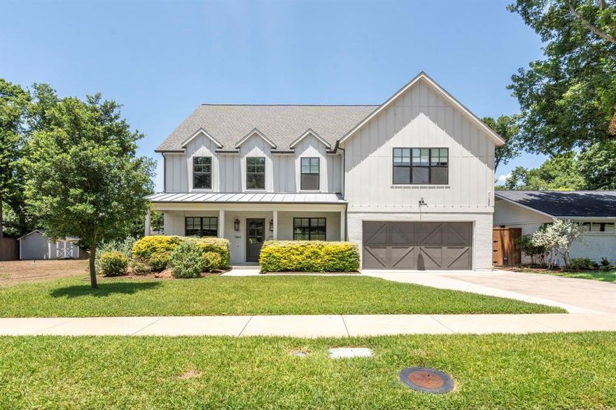 Welcome to 7841 Blackbird Lane – nestled in the heart of White Rock Valley in Lake Highlands. This exquisite 2018-built residence offers a harmonious blend of sophistication and comfort over an expansive 10,000+ sqft lot. Step inside to discover nail-down oak hardwood floors that lead you through spacious living areas. The home boasts four generous bedrooms and five luxurious bathrooms, ensuring ample space for your needs.

Indulge in the art of entertainment with a dedicated media room, game room, and a delightful wine room with a wet bar. Work from home in style in the well-appointed office, and enjoy memorable dinners in the elegant dining room with custom Gracie hand painted wallpaper. Outdoors, the oversized covered patio beckons for gatherings or tranquil evenings under the stars. Experience the perfect blend of modern luxury and timeless elegance.