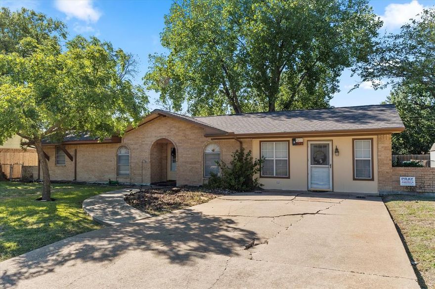 **MULTIPLE OFFER RECEIVED. SUBMIT HIGHEST AND BEST BY 12PM ON 11-8-23** This one-story 3-Bedroom, 2-Bath Brick Home is Located in Rowlett's Historic District where you'll be part of a vibrant and culturally rich community. Offers many features plus a new roof, and a large enclosed patio space that provides a spot to enjoy your morning coffee or entertain guests all year round. The 2-car garage has been converted to provide additional room for an office or a craft room. Outside you will find a large covered patio and two storage buildings that offer ample space for organization and storage. The seller is selling the property as-is and will not be making any repairs. This allows you to tailor the home to your preferences. The location is excellent for easy quick access from George Bush Fwy, so you can get everywhere you need to be easily in either direction! Whether you're a history enthusiast or simply looking for a cozy and character-rich home, 3809 Skyline Dr. is worth exploring.