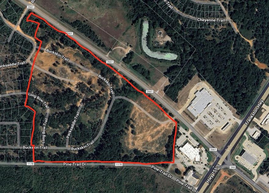 Incredible opportunity for investors and developers in the fast-growing Flint, Tyler area of East Texas! This rare 40 acre tract offers a unique blend of natural beauty and development-ready infrastructure making it an ideal site for a wide range of income-producing or residential projects. The property features gently rolling terrain, scattered trees, and elevated areas offering scenic views, along with full utility access already available on-site, including water, sewer, and electricity.

A preliminary RV park development plan has been completed and is available to qualified buyers saving time and helping you accelerate your project timeline. With its size, location, and utilities in place, this tract is perfectly suited for a full scale RV resort, residential subdivision, luxury estate homes, recreational property, or land banking for future growth.

Located just minutes from Tyler and near Lake Palestine, the property offers excellent access to Highway 155, Loop 49, and surrounding retail, dining, and healthcare amenities. Flint is one of East Texas’s most desirable growth corridors, with strong demand for both housing and tourism based development. The area continues to see significant investment and population growth, making this a smart acquisition for forward thinking developers.

Whether you're looking to build now or hold for appreciation, this property checks all the boxes: location, infrastructure, accessibility, and potential. Properties with this level of readiness and flexibility are hard to find in today’s market.