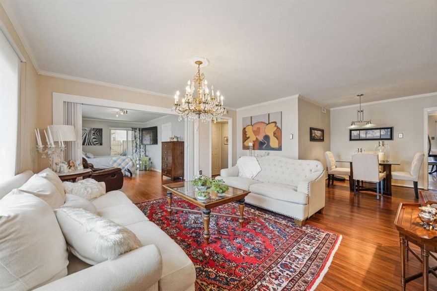 Step into this charming first-floor condo in the heart of North Dallas—offering 3 bedrooms, 3 outdoor patios, and postcard-worthy views of the shimmering pool. Inside, you’ll find an open, airy living and dining space—perfect for hosting guests or enjoying quiet evenings at home. Laminate and tile flooring throughout keep things low-maintenance. The kitchen features granite countertops, backsplash, modern cabinetry, stainless steel appliances, and decorative lighting that adds just the right touch of warmth. A cozy breakfast nook overlooks the pool, making every morning feel just a little more peaceful. The convenience continues with a washer and dryer included, tucked neatly inside a utility closet off the kitchen. One of the bedrooms offers the flexibility to be a dedicated home office or study, complete with access to a large private patio. The spacious primary suite includes sliding doors to the patio, a HUGE walk-in closet, and a private bath. The generous secondary bedroom also includes its own walk-in closet. The hall bath features a stylish vanity, glass shower surround, and porcelain tile. The HOA covers ALL UTILITIES and exterior maintenance, making easy living truly effortless. You’ll also enjoy one assigned covered parking spot, plus ample street parking right outside. And the location? Simply unbeatable. You're minutes from major freeways, medical facilities, Downtown Dallas, shopping, dining, and the scenic Northhaven Trail for walking and biking. A wonderful opportunity for comfortable, convenient living in one of Dallas’ most desirable areas. Schedule your visit today!