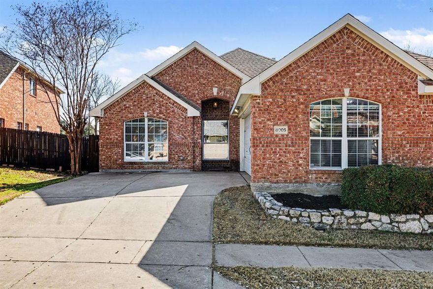 Welcome to this beautifully maintained home located in the highly sought-after area of McKinney! This stunning property offers a perfect blend of comfort, style, and modern convenience. Step inside to discover an open-concept floor plan filled with natural light, featuring spacious living areas and elegant finishes throughout. The gourmet kitchen boasts stainless steel appliances, granite countertops, a large island, and ample cabinet space—perfect for both everyday living and entertaining. The primary suite provides a peaceful retreat with a luxurious ensuite bathroom complete with dual sinks, a soaking tub, and a separate shower. Additional bedrooms are generously sized, ideal for guests, a home office, or a playroom. The home also includes a Tesla charger, offering added convenience for electric vehicle owners. Outside, enjoy a beautifully landscaped yard with a covered patio—perfect for relaxing or hosting gatherings. Conveniently located near top-rated schools, shopping, dining, and major highways, this home truly has it all. Don’t miss your opportunity to make this exceptional property yours!