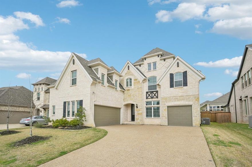 If you need more space, this is it! 5-bedroom, 4-bathroom home with 3-car garage located in the conveniently located Buffalo Ridge community of Celina, just off Preston Road. Lightly lived in 2022, build with 4,057 square feet of modern elegance with thoughtful and open design, an open-concept. Light-filled living room with a cozy fireplace, a chef-inspired kitchen with granite countertops, a large island, stainless steel appliances, and tons of storage! The primary suite is a true retreat with a spa-like ensuite and oversized walk-in closet. The main floor includes a guest bedroom, private office, formal dining, and casual breakfast nook. Upstairs, you'll find a spacious media room, game room, and three additional bedrooms, creating a perfect setup for family or guests. Enjoy outdoor living on the covered patio with a fully fenced backyard, and don’t forget the oversized 3-car garage. Located in the award-winning Celina ISD and close to shops, dining, and future growth, this home offers luxury, function, and an unbeatable location. Don’t miss the opportunity to make it yours—schedule your private showing today!