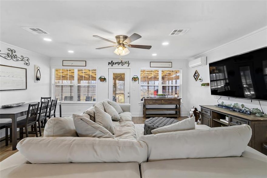 Beautifully maintained & remodeled 3 bedroom, 2 bath home on nearly 1 acre tucked away at the end of a quiet cul-de-sac just minutes from Groesbeck. Looking our over Lake Limestone! The home features a spacious layout with fresh interior paint and updated flooring in the main living areas. The kitchen offers ample cabinet and counter space, opening to comfortable living areas ideal for everyday living or entertaining. Enjoy the privacy of a large yard with mature trees and plenty of space to relax or create your own outdoor retreat. Move-in ready and conveniently located close to town while still offering a peaceful country feel.