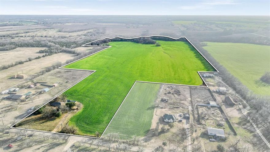 Located just outside the city, this expansive 68-acre property offers a perfect blend of country living with close access to major highways and key technological hubs. Situated near GlobiTech and Texas Instruments semiconductor development sites, this land provides an incredible opportunity for future growth and investment in one of the most rapidly developing areas. With an agricultural exemption in place, the land offers substantial tax savings, making it a savvy choice for agricultural endeavors or long-term holding. The terrain is mostly flat and offers excellent potential for farming, ranching, or even custom development. This parcel is two different tracts. ID 130640 (63.83 acres) and ID 130659 (3 acres). Additional 2 acre tract available as well, MLS#2083091