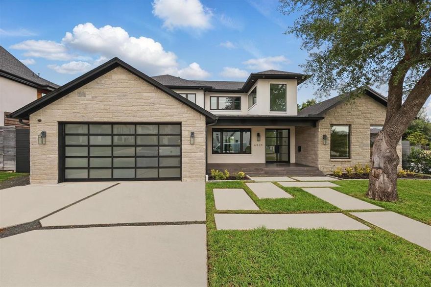 Remarkable Preston Hollow home.  Shows like new!  Soft Contemporary sophistication, exceptional design, and inviting seamless indoor-outdoor living.  The open floor plan is perfect for entertaining, boasting a spectacular chef's kitchen and elegant master suite with a marble bathroom and fire glass fireplace.  First floor master suite and guest bedroom.  Each bedroom features and en suite and spacious walk-in closet.  There is a private office, media room for entertainment, and a beautiful pool & spa with outdoor covered patio and outdoor grill.  A must see home!