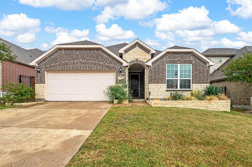 Beautiful 4 bedroom home located in the sought after, master planned Inspiration subdivision in Wylie Tx. This beautiful home offers 4 spacious bedrooms, split for privacy. Adorable mudroom set up as you walk in from garage.  Spacious, light, bright and open kitchen with lots of cabinets. Gorgeous kitchen island , great place for fun conversations! Kitchen opens to large living room. The entire kitchen, dining room and living room are open for a spacious  and elegant setting. You may like this surprise,  yet essential space known as an office, nestled close to the living room, so you can keep up with work and family.  Primary bedroom suite is located in its own private area. The owners suite is large with a view of the backyard. Gorgeous primary bathroom, with separate sinks , large garden tub and huge separate shower. The closet is a huge walk in closet. Your dream home at an amazing price! Inspiration amenities includes, pickleball courts, sand volleyball, playgrounds, walking sidewalks, pools etc. 
All information contained herein is deemed reliable but not guaranteed. Buyer to verify accuracy of all information including sq. ft. measurements, schools, taxes, amenities, HOA, etc. Seller does not make any warranties or representations as to accuracy.