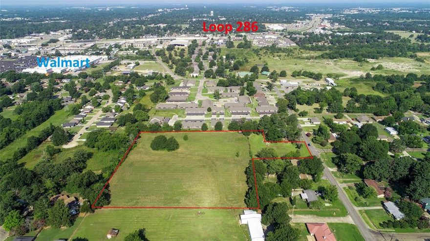 +- 6.3 Acres located on Pine Mill Road. Close to retail and shopping in the heart of Paris. High traffic count. New survey will be required. Great development potential.