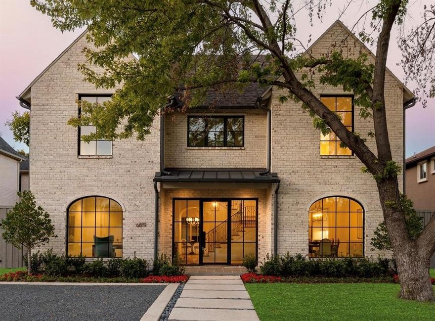 Show stopping new construction Olerio Home located in coveted Preston Hollow has everything to offer that you can't find on the market today. Completed in October 2022, this transitional home features master bedroom down with dedicated office or second bedroom down, formal dining, breakfast room and eat in kitchen. Thoughtful floor plan is perfect for entertaining or cozying up by the fireplace this holiday season.  Designer finishes include: Marvin windows & doors, Visual Comfort lighting, Sub Zero Wolf appliances, slick finish walls & walker zanger tile to name just a few. Just steps away from Thackery Park, there are few locations in Dallas that offer the convenience to schools, shopping & dining as this home! (kitchen refrigerator and beverage refrigerators are scheduled to arrive mid November)