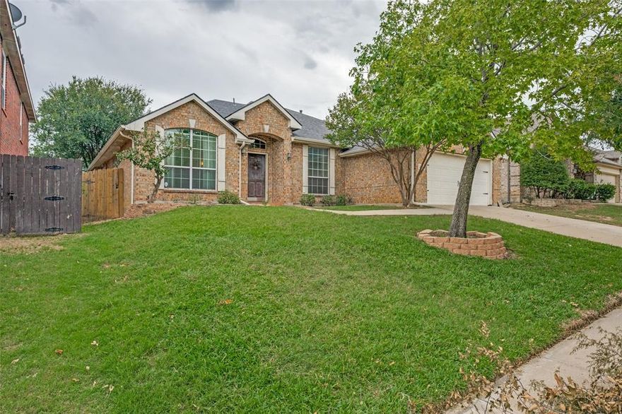 Welcome to this stunning 3-bedroom home nestled on a quiet cul-de-sac near beautiful Eagle Mountain Lake. Conveniently located within walking distance to the elementary school, this thoughtfully designed home combines comfort, style, and functionality.

Inside, you’ll find zero carpet throughout, a brand-new 2024 roof, and a 2024 hot water heater for added peace of mind. The expansive floor plan features a formal study, plus flexible living and dining spaces ideal for entertaining or everyday living. Abundant storage and charming window seating add warmth and practicality throughout the home.
The spacious main living area showcases a wall of windows that fills the space with natural light, along with a cozy gas fireplace. The beautifully updated kitchen is a chef’s dream, featuring sleek black quartz countertops, a gas stainless double oven with vent hood, an over-island hanging pot rack, large island with bar seating, walk-in pantry, and bright morning room.
Retreat to the oversized primary suite complete with dual vanities, a relaxing jetted tub, and plenty of space to unwind. This home offers the perfect blend of elegance, comfort, and location.