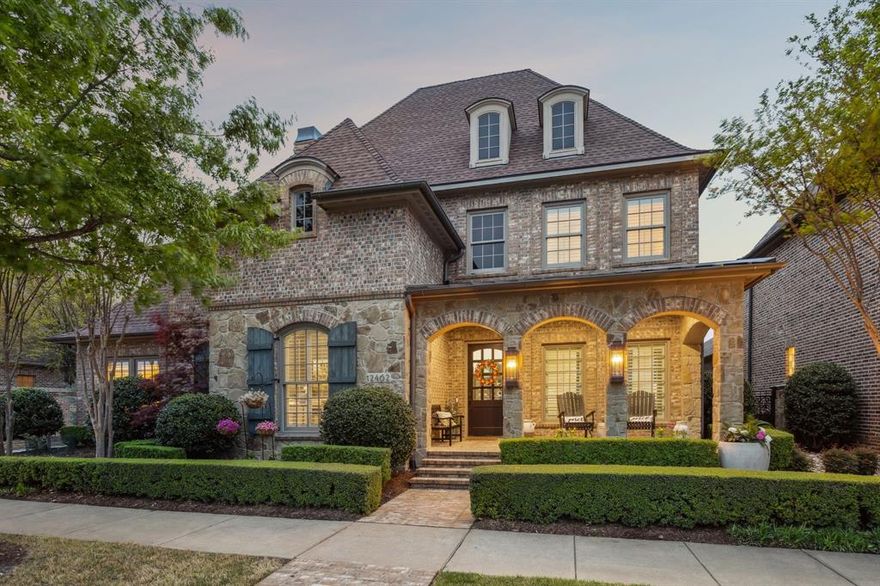 Back on the Market due to buyer's financing. Get ready to fall in love with this stunning, fully renovated residence. Nestled on The Plaza in Newman Village, this home boasts a chef’s dream kitchen with a striking quartzite waterfall island, artisanal Riad Zellige tile, and sleek, modern appliances. Designer lighting illuminates every corner, adding a touch of elegance throughout. Step outside to a brand-new 2024 Aquaterra pool, surrounded by fresh landscaping and a revamped outdoor living area, complete with chic metal accordion doors that seamlessly blend indoor and outdoor spaces. Upstairs, enjoy a spacious game room, media room, and three bedrooms, while the main level offers a luxurious primary suite and a convenient guest room.