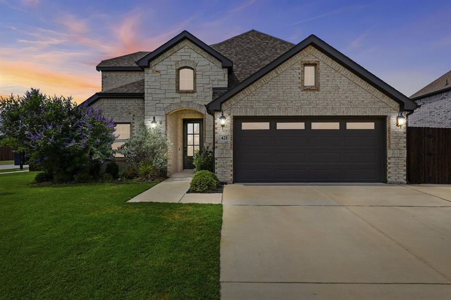 THIS ONE WON'T LAST LONG! Beautifully upgraded 2-story home on a premium corner lot in the highly sought after North Grove neighborhood! Built by award-winning John Houston Custom Homes, this 4 bedroom, 2.5 bath home offers the perfect blend of functionality, style, and outdoor living. Inside, you’ll find a dedicated office or study, spacious living areas, and multiple upgrades throughout the home.

Step outside to an incredible outdoor living space complete with a built-in outdoor kitchen — perfect for entertaining year-round. Enjoy added privacy with green space behind the home, meaning no neighbor directly behind you. Rare boat parking and an oversized wide driveway provide additional convenience and flexibility rarely found in the neighborhood.

Located within walking distance to award-winning Simpson Elementary School, this community also offers fantastic amenities including a community pool, multiple parks, and basketball courts. You’re also just minutes from new shopping, dining, and fitness options including Sprouts Farmers Market, Crunch Fitness, Potbelly Sandwich Shop, and more. Plus, the home still has approximately 6 years remaining on the structural warranty for added peace of mind.