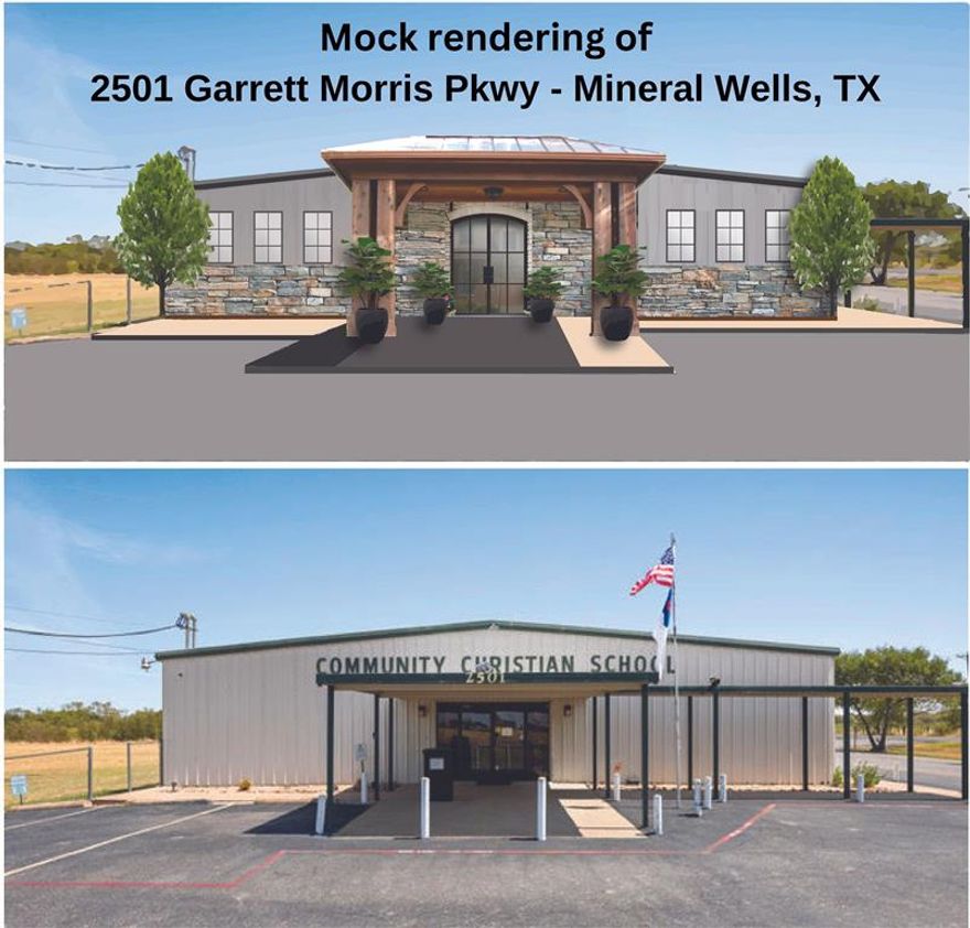 This exceptional commercial real estate opportunity offers a prime location with unlimited potential! Over 12,000 sf of space in two separate, but connected buildings, this property, currently a PK-12 private school, could easily be transformed to meet the specific needs of a variety of other business or investment ventures. Over 5 fenced acres including frontage access to two FM Roads provides plenty of room for expansion and offers great visibility and quick access to Mineral Wells Regional Airport. This community is rapidly becoming a popular tourist and outdoor recreational destination, making this property a strategic, premium location to open your dream business or expand or relocate an existing one. Featuring multiple offices, classrooms, common areas, workrooms, a library, computer and science labs, restrooms, and kitchen area. Interior walls are non-load-bearing, allowing flexibility with partitioning or complete removal, as needed. The possibilities are endless! Come see it!