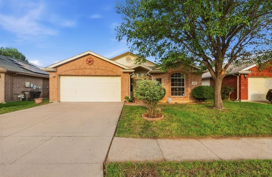 Welcome to 9225 Nightingale Drive, located in the growing area of Fort Worth. This well-maintained 3-bedroom, 2-bathroom home with a 2-car garage offers a functional layout with spacious living areas, a bright kitchen, and comfortable bedrooms—perfect for a variety of buyers.

The open-concept design provides great flow for everyday living and entertaining, while the backyard offers space to relax or host gatherings. The primary suite features a private bath, creating a peaceful retreat separate from the additional bedrooms.

Conveniently situated near shopping, dining, schools, and major highways, this home combines comfort with accessibility.

To submit an offer: Please include a pre-approval letter (or proof of funds for cash buyers) with all offers. Contact the listing agent for preferred title company information and additional offer instructions. Buyer and buyer’s agent to verify all information, including schools, square footage, and restrictions.

Don’t miss this opportunity—schedule your showing today and submit your highest and best offer!