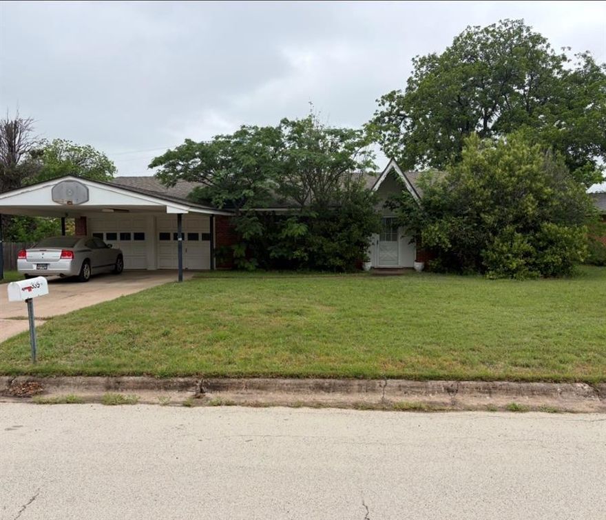 Great investment opportunity in an established neighborhood just behind United Supermarkets, offering convenience to shopping, dining, and everyday essentials. This 3-bedroom, 2-bath home features two spacious living areas, providing flexible space for entertaining, a second family room, office, or game room. Located in a desirable area with strong potential, this property is being SOLD AS IS and is ideal for investors or buyers looking to add their own updates and value. All appliances are negotiable with an acceptable offer.