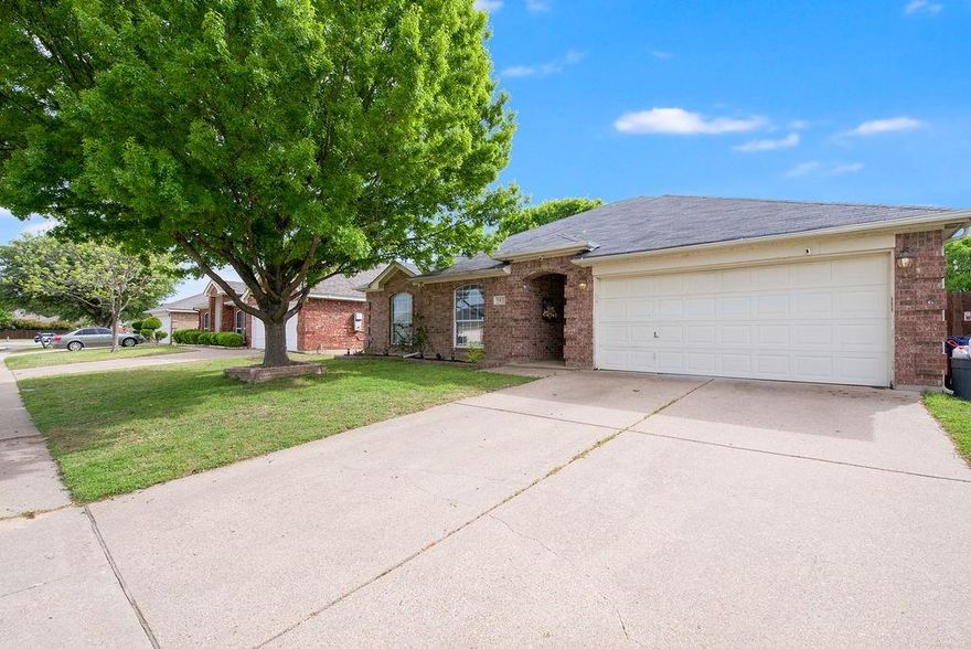Welcome to 943 Morgan Drive in Burleson.  Walk into this immaculate, 4 bedrooms with 2 bath, home!  Beautifully well taken care of home, offers open split concept and is move in ready!  Roof is 4 years old and the curb appeal is outstanding with green grass and rain gutters.  Just wait until you get inside to see the nice entry way into the home.  The spacious kitchen and dining area gives a relaxing feeling to cook with an abundance of cabinetry counter space.  Kitchen also, provides a breakfast bar, pantry and island.  Backyard is ready for entertaining, relaxation, and makes an awesome space to play in.  Backyard also, offers a shed for your storage needs.  Home is located near shopping, dining & entertainment areas.
