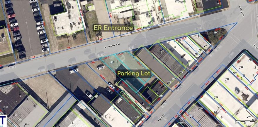 Money making parking lot located in the heart of downtown Minden. Directly across the street from the ER entrance of Minden Medical Center. 11 parking spaces available. ROI is significant and immediate. No other available parking lots in downtown Minden. Electric meter on site and connected. Currently 5 spaces are leased at $1,050 for the next 12 months. 11 spaces remaining. Professional security cameras system monitored by Guradian alarm. Currently charging $25 a space but it can go much higher if all spaces are leased. Would be a additional $3,300 at $25 a year per space. Again, each space could go for a higher rate than that.
