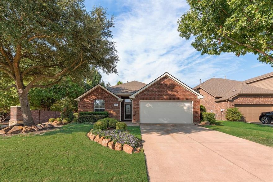 New stove and dishwasher being installed!! BEAUTIFUL, move in ready boasts split 4 bedrooms, 2 bath.  Just installed fresh lovely carpet, fresh interior paint.  Kitchen with so very much counter space and sooooo many cabinets, open concept Living Room and Dining room layout. Perfect for entertaining. Garage has been finished. Wood fence has been partially replaced along with roof. Yard has sprinklers. New Kitchen range and new dishwasher being installed February 2 2026. MOTIVATED SELLER