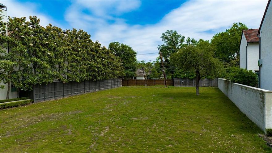 Located steps to Highland Park Village, this cleared and leveled lot is ready for you to build your dream home. This lot may be sold with the adjacent (4212) newer construction home creating over a half acre estate.