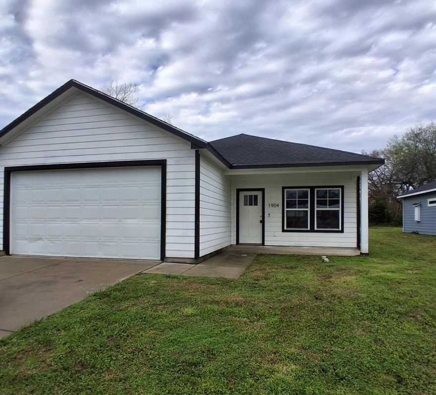 Opportunity Awaits! Come check out this great deal in the heart of Greenville Tx. This home is only a few years old and offers 3 bedrooms, 2 bathrooms and an open living, kitchen and dining combo. There is an attached 2 car garage, large covered front porch and nice curb appeal. This home has many possibilities. Come take a look before it is gone! Sold AS-IS.