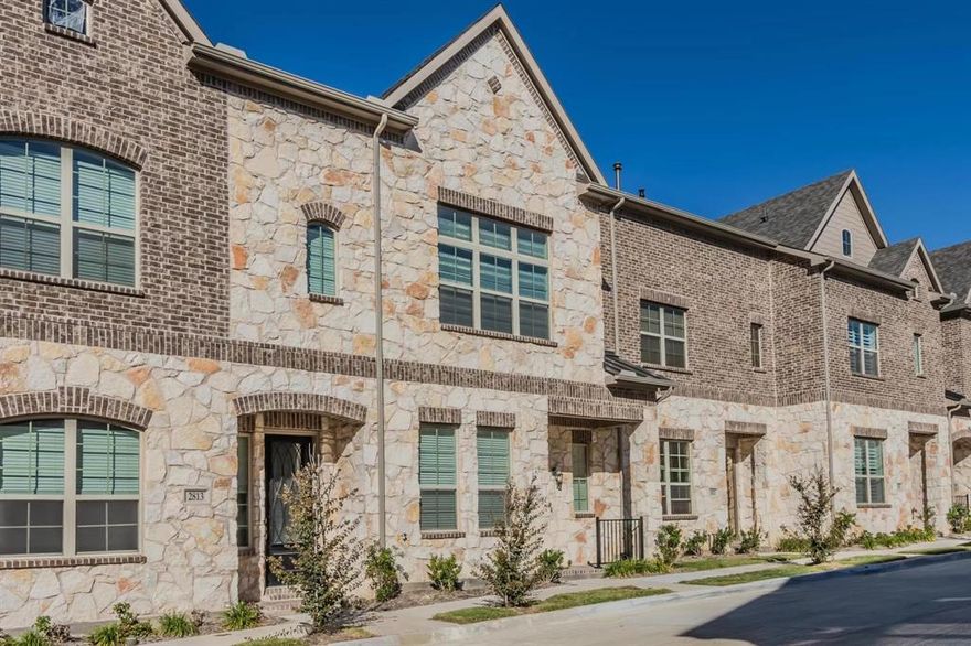 FULLY FURNISHED TOWNHOME!!! Beautiful, modern home! Modern colors and decorations include hardwood flooring, study, SS appliances, granite countertops, and much more. Large living area upstairs opens to kitchen for entertaining and a handy, adjacent half bath! All are located in an attractive community that's in proximity, functional, and beautiful! Community amenities include a gym, pool, pond, and trails. Refrigerator, washer, and dryer included with lease. Realtors put this one on your list for showing!