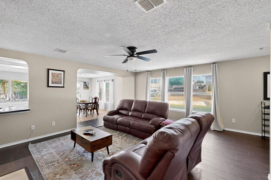 Ask about assuming the seller’s ultra-low 2% interest rate—an opportunity that could redefine your monthly payment and long-term equity.Where comfort meets confidence—and every room has a purpose.
Welcome to this thoughtfully maintained 4-bedroom, 2-bathroom home in a quiet Fort Worth neighborhood that blends suburban calm with city convenience. From the moment you arrive, the curb appeal sets the tone—mature trees, a welcoming front porch, and a layout that invites both connection and retreat.
Inside, the open-concept living area flows into a spacious kitchen with generous counter space and a breakfast nook that catches the morning light. The primary suite offers privacy and comfort, complete with a walk-in closet and en-suite bath. Three additional bedrooms provide flexibility for guests, work-from-home setups, creative studios, or multi-generational living.
Out back, enjoy a fully fenced yard with room to entertain, garden, or simply unwind. Whether you're hosting a weekend barbecue or sipping coffee under the stars, this outdoor space is ready for your next chapter.
Located minutes from local parks, schools, and shopping, with easy access to major highways—6525 Willow Oaks is more than a house. It’s a strategic move toward peace, pride, and possibility.