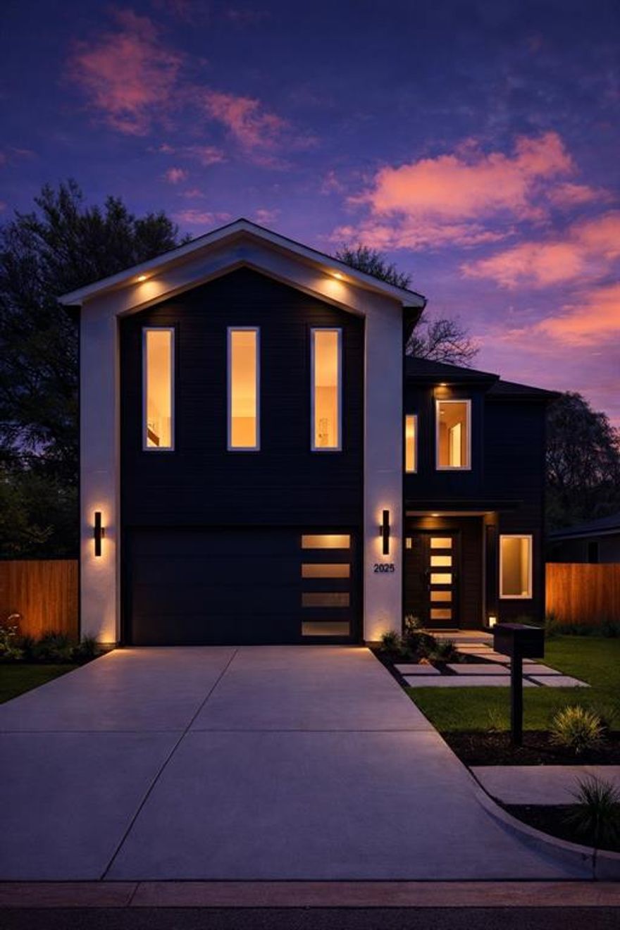 Contemporary Sophistication Meets Everyday Comfort at 2825 Dorris St

Surrounded by a collection of striking modern homes, this newly built residence delivers the perfect blend of upscale design and lasting value. Thoughtfully crafted with clean architectural lines and an open, inviting layout, every detail of this home speaks to modern elegance and functional living.

The main living area centers around a stunning feature fireplace and flows effortlessly into the dining space and designer kitchen—ideal for entertaining or quiet evenings at home. Natural light floods the interior through tall picture windows, highlighting the warm tone of the light oak luxury vinyl flooring. The chef-inspired kitchen impresses with sleek, high-gloss cabinetry, a quartz waterfall island, premium stainless steel appliances, and a spacious walk-in pantry for added storage.

Upstairs, the primary suite is a serene retreat offering generous proportions and soft natural light. Step into the spa-like ensuite bath featuring dual vanities, a freestanding soaking tub, an oversized walk-in shower, and backlit mirrors that elevate the experience. The expansive walk-in closet provides custom built-ins designed for effortless organization.

Outdoors, enjoy a covered patio overlooking a private, fenced yard—ideal for al fresco dining, weekend gatherings, or simply relaxing.

Located in a highly desirable neighborhood of new contemporary builds, this property offers both luxury and long-term investment potential.

Experience refined modern living at 2825 Dorris St—schedule your private showing today.