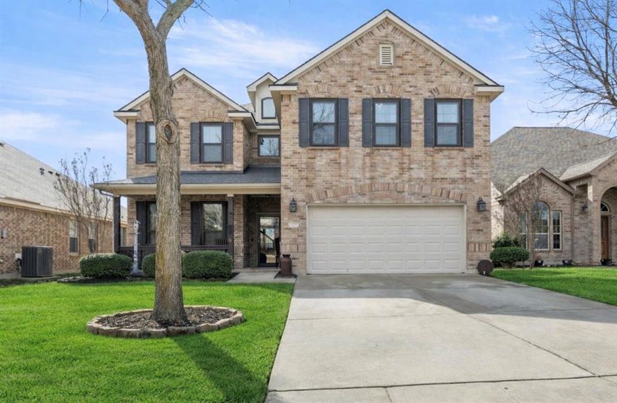 Price Improvement! Now offered at $392,500, this spacious 5-bedroom home with 3 full bathrooms offers an exceptional opportunity in the highly sought-after Northwest ISD. Located in Justin, this home sits on a quiet cul- de- sac and is just a short walk to the community pool, playground, and green spaces.

With 3,665 square feet of living space, this light-filled home features an open and functional layout designed for both everyday living and entertaining. Formal sitting and dining areas greet you upon entry, while the kitchen offers a breakfast bar, center island, and large pantry with built in shelving, flowing seamlessly into the main living areas.

The main level includes a convenient secondary bedroom and full bathroom, perfect for guests, multi-generational living, or a home office plus nearby laundry for added convenience. Upstairs, you'll find a versatile loft or family room providing additional living space, along with a spacious primary suite featuring soaring ceilings, dual sinks, a soaking tub, and separate shower. Generously sized secondary bedrooms complete the upper level.

Enjoy outdoor living on the covered patio and the benefits of being walking distance to neighborhood amenities. Located minutes from Hwy 114, with easy access to both Justin and Fort Worth, and surrounded by rapid growth with new shopping, dining, and amenities coming soon, this location offers convenience and future value.

Some furniture is available for purchase, creating a potential move in ready opportunity for buyers. With its large square footage, 5 bedrooms, the larger floorpan for this neighborhood this home truly stands out. Schedule your showing today! Discounted rate options and no lender fee future refinancing may be available for qualified buyers of this home.