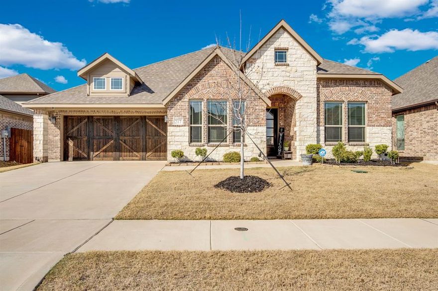 Built in 2023, this beautifully designed 3 bedroom, 3 bath home offers modern comfort with a versatile layout.  The open concept floor plan creates a seamless flow between the living, dining, and kitchen areas, perfect for both everyday living and entertaining.  Then spacious primary suite features a private en suite bath and a walk-in closet.  One secondary bedroom also includes its own en suite bath, ideal for guests or multigenerational living.  A flexible bonus room provides the perfect space for a home office, media room, or playroom to fit your lifestyle needs.  Additional highlights include a fully decked attic, offering abundant storage space.  Conveniently located close to shopping and restaurants, this thoughtfully built home combines functionality, style, and room to grow.