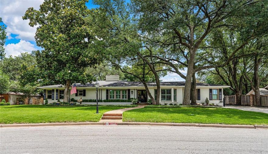 racefully set amongst the tree canopied streets of Waco’s revered Lake Oaks neighborhood, this distinctive residence showcases an exceptional remodel which expertly fuses the best of an eclectic, old world aesthetic with modern practicality that’s casual yet elegant.   ~~   Reimagined by its well-travelled caretakers, the home’s 2,844 square feet were transformed were an eye to the interesting, but always in check with the residence’s quiet, subtle demeanor.  Expansion of the kitchen, creation of the most sublime butler’s pantry seen yet in Wacotown, remaking of the home’s three bathrooms, repouring of the driveway, and the creation of an outstanding, outdoor living room (It’s much, much more than a patio) were all undertaken with priority fixated on maintaining the home’s character in a manner which elevates its carefree atmosphere, not cutting corners or budgeting out what the space called for.   ~~     Should you seek the finest of abodes situated in the most coveted neighborhood Waco has to offer, look no further.  Turnkey homes in established neighborhoods are few and far between.  Homes with such cohesive design, craftsmanship, well planned and well executed renovations are nearly impossible to source.  This is a home which much be seen to be appreciated.  Call or text today!