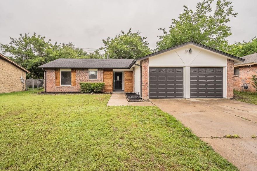 Beautifully updated house in prime  Arlington location cuddled  a nice Neighborhood almost adjacent to the Parks Mall,  5 mins drive to Costco, Highland Shopping Center & multiple Restaurants. Open concept with decorative lighting. Updates March-April 2026 includes new interior texture and paint, new waterproof vinyl flooring in living areas, new carpet in bedrooms , new tiles in Bathrooms . Updated Kitchen and Bathrooms with granite counter tops  and modern fittings. New SS Appliances, new fans and some new doors and cabinets. Roof 2 years old ,  Trane HVAC and much more. Foundation repaired with warranty and Engineers Report. Just the right size Backyard for Entertainment & Gatherings. Move in ready. Come see before its gone.