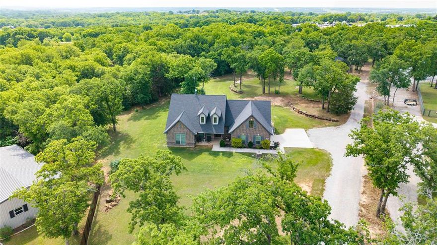 Set on just over two pristine acres, this exceptional four-bedroom, two-bath residence offers a rare blend of comfort, craftsmanship, and refined outdoor living. Designed with both relaxation and functionality in mind, the property showcases a truly stunning backyard oasis, where thoughtfully designed sandstone terraces create a serene and sophisticated retreat.

Adding to the estate’s appeal is a custom-built 30x40 barndominium, complete with covered side parking and a dedicated tool room—ideal for hobbyists, collectors, or those seeking a versatile workspace with upscale character.

The property is further enhanced by strategically placed electric and water access at its center, offering endless possibilities for future enhancements or expansion. Beyond, a fully fenced rear section provides a private and well-suited space for 4H projects.

This is more than a home—it’s a lifestyle property that seamlessly combines rural tranquility with the ease of traveling to the inner city within minutes.