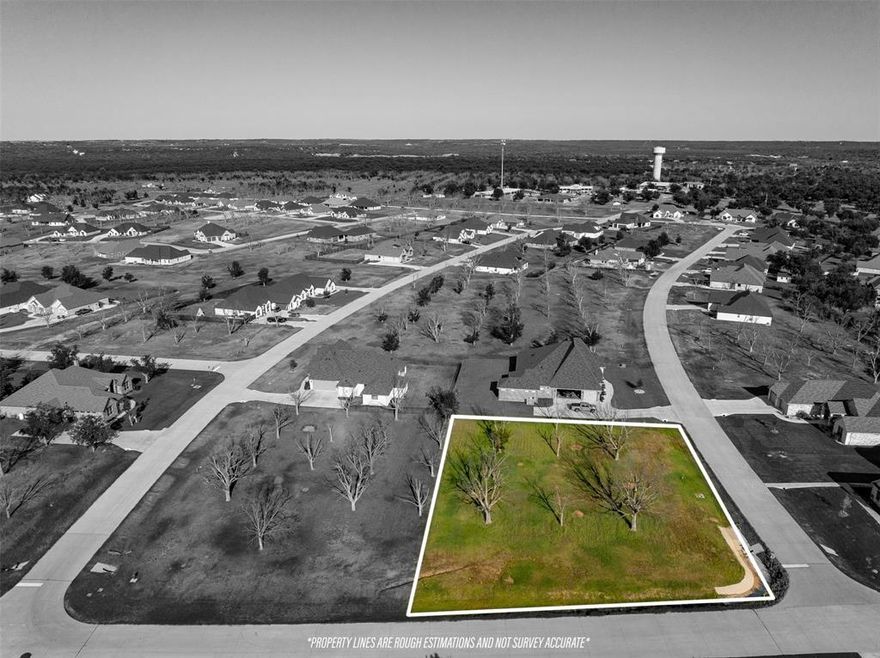 Spacious CORNER LOT located in Orchard 14 of PECAN PLANTATION GOLF COURSE COMMUNITY!! This desirable lot offers over one-half acre centrally located near the Pecan Plantation Retail and Activity Center which provides convenience and accessibility.  It's a perfect opportunity to build your dream home with dual street frontage enhancing the curb appeal. The Lot is ready to build with concrete streets, AMUD water and sewer available, underground electric and fiber optic internet. Don’t miss this opportunity to create your custom home in one of Granbury’s premier gated communities.

The buyers at closing pay the PPOA Membership transfer and initiation fee of $5,545.65 with monthly dues of $200.41. All information is deemed reliable but not guaranteed. Buyer or Buyers agent to verify lot dimensions, schools, and listing information.

PROFESSIONAL PICTURES COMIING!