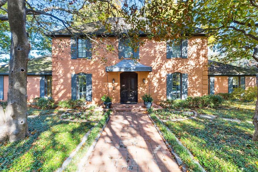 This exceptional property in the heart of Preston Hollow presents a storybook retreat nestled under a canopy of majestic trees. On approach, you'll instantly be drawn to the attractive facade & timeless setting of this home. 6011 Desco Drive offers an exciting opportunity to move right in & enjoy the current charm & thoughtful updates, or add your cosmetic design touches. In addition to nicely appointed formals, spacious family room & tasteful master suite, the first level floor plan allows great flexibility for a home office or two, a guest suite, play room or fitness room. Upstairs, there are three more bedrooms and two full baths. There's ample space throughout for comfortable family living & entertaining. With a spacious layout, classic architecture, desirable location & generous lot size, this home provides endless opportunities for lifestyle customization & enjoyment.