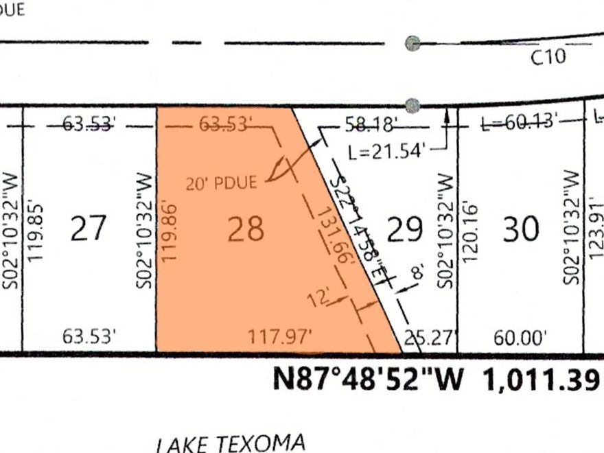OWNER-FINANCING AVAILABLE!!  Create your ideal full-time residence or weekend retreat in this highly sought-after Reflection Bay subdivision of Rock Creek. Lot 28 is an interior lot and backs to US Army Corps of Engineers land. Lake Texoma is less than half a mile from the back property line.  Contact us for more details.