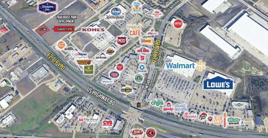 GREAT PAD SITE AVAILABLE AT THE ENTRANCE TO TRAILHOUSE PARK. TRAILHOUSE PARK IS A MAS-
TER-PLANNED WALKABLE DEVELOPMENT THAT WILL INCLUDE RESTAURANTS, RETAIL, HAMP-
TON INN & SUITES HOTEL, APARTMENTS, INDOOR ENTERTAINMENT, AND TOWNHOMES. THE
PAD SITE OFFERS GREAT VISIBILITY AND ACCESS TO JOIN OTHER AREA RETAILERS SUCH AS
WAL-MART, KROGER, CHICK-FIL-A, RAISING CANE’S, CHIPOTLE, STARBUCKS, AND MANY MORE.