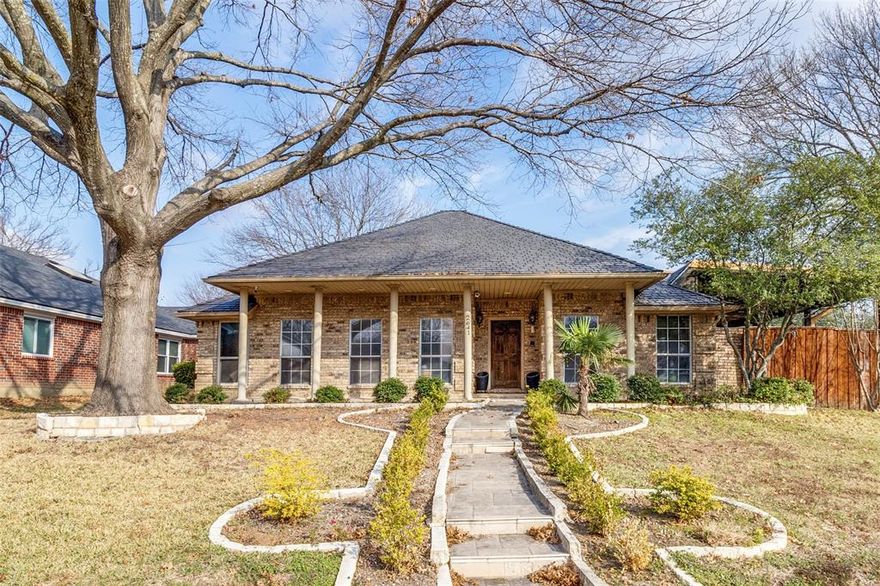 Welcome to 2641 Windswept Ln—this beautiful brick home has a lot of potential! Offers comfort and style throughout. Includes 4 bedrooms, 2.5 bathrooms. One could be used as an office! The master suite features a spacious walk in closets. The kitchen includes granite countertops, elegant fixtures, stainless steel appliances and ample cabinetry. Bathrooms are designed with sleek finishes tiled from top to bottom, and the home features quality hardwood flooring throughout that is very unique. Additional highlights include modern lighting, and granite surfaces. This home is truly a must-see—photos don’t capture its full charm. Conveniently located near schools, parks, and major roadways, this home offers an excellent combination of comfort, space, and value. Home has DaVinci Roof the best in the market! Come check out the backyard with a massive outdoor space to enjoy your family gatherings. Offering exceptional curb appeal, plus a corner lot and a 2-car attached garage at the rear, all fenced with gate. Enjoy the spacious family room and dining rooms, along with their cozy French doors and high ceilings. The open kitchen, breakfast area, and living space combine seamlessly, featuring the kitchen and breakfast bar—perfect for entertaining. Schedule your showing today!