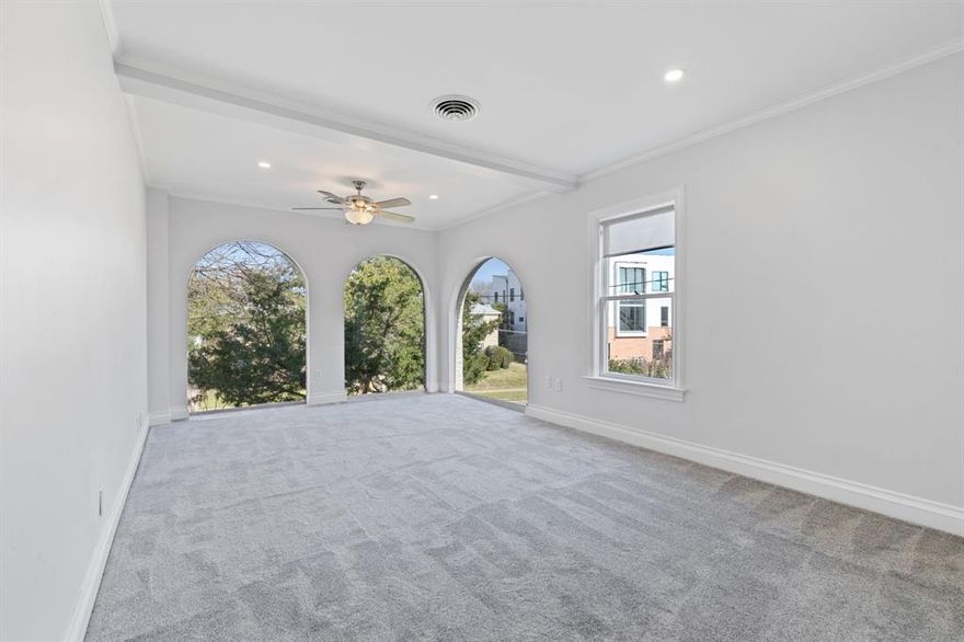 Welcome to this charming 2-story brick duplex, perfectly situated in the heart of Oak Lawn, on the cusp of Highland Park. The upstairs unit features a covered front porch with inviting archways, leading into a spacious floor plan filled with natural light and gleaming wood floors. The unit also offers 2 bedrooms and 2 baths, with an updated kitchen and timeless bathrooms that exude character and warmth. The oversized bedroom is bathed in natural light, with large windows offering picturesque views of the trees out front and a spacious walk-in closet.

Located on a peaceful, tree-lined street surrounded by charming, character-filled homes and within walking distance of Whole Foods, this home offers the perfect blend of urban living in a well-established neighborhood. Schedule your private tour now!