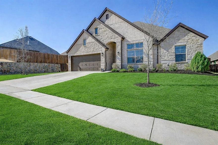 HUGE YARD! BURLESON ISD! This beautifully maintained 4-bedroom, 2-bath home offers the perfect combination of space, functionality, and lifestyle.

Step inside to a bright, open-concept layout filled with natural light, featuring a spacious living area with a cozy gas fireplace—ideal for both everyday living and entertaining.

The kitchen is a true standout, showcasing an oversized island, granite countertops, abundant cabinetry, gas cooktop with vented hood, and a double smart oven—perfect for cooking, hosting, and holidays.

A versatile flex space just off the living room provides endless possibilities and can easily serve as a fourth bedroom, home office, playroom, or second living area.

The private primary suite offers a relaxing retreat with large windows and an ensuite bath featuring dual vanities, a garden tub, and a generous walk-in closet.

Step outside to one of the home’s best features—a HUGE backyard with room to entertain, play, or create your own outdoor oasis. Enjoy peaceful evenings, Texas sunsets, and even front-row views of Fourth of July fireworks.

Additional highlights include updated fixtures, smart-home features, sprinkler system, and well-maintained landscaping.

Conveniently located near Bailey Lake, Old Town Burleson, major highways, shopping, dining, and entertainment.

This home is priced aggressively and ready for its next owner—schedule your showing today!

All information is deemed reliable.  Buyer and buyers agent to do own due diligence.