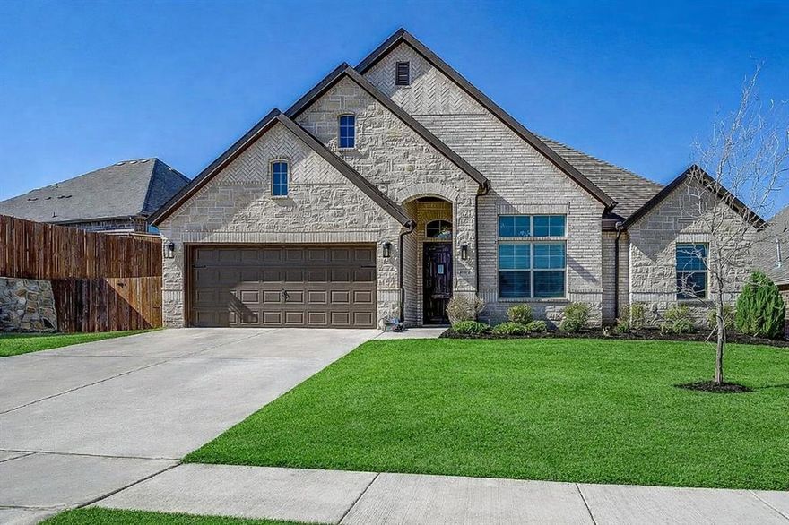 Located in sought-after Burleson ISD, this beautifully maintained 4-bedroom, 2-bath home has it all. The open-concept living area is filled with natural light, cozy gas fireplace, and offers plenty of space for entertaining.

The spacious kitchen features an oversized island, granite countertops, abundant cabinetry, and a gas cooktop with vented hood, complemented by a double smart oven—perfect for home chefs and holiday hosting. An eat-in dining area provides a comfortable space for casual meals and gatherings.

Just off the living room, a versatile flex space offers endless possibilities and can easily function as a fourth bedroom, second living area, dining room, playroom, or home office. The private primary suite showcases large windows and an ensuite bath with dual vanities, a garden tub, and a generous walk-in closet.

Step outside to a huge backyard that feels like a private sanctuary, ideal for outdoor entertaining, play, or simply relaxing. Enjoy peaceful evenings on the patio while taking in beautiful Texas sunsets.

Additional highlights include updated fixtures throughout, smart-home features, well-maintained landscaping, and sprinkler system. Located in a quiet cul-de-sac. Firework view during the Fourth of July! Conveniently located near Bailey Lake, Old Town Burleson, major highways, dining, and entertainment, this home offers the perfect balance of comfort, space, and location.

All information is deemed reliable.  Buyer and buyers agent to do own due diligence.