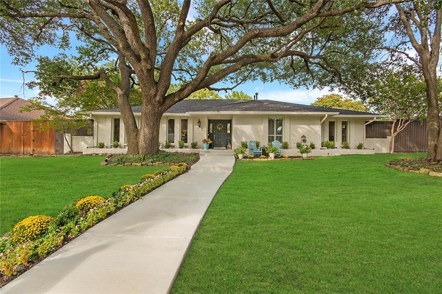 This property has undergone extensive renovations this year, combining modern updates with timeless charm. Nestled among mature trees on a spacious .36-acre lot, this home offers both style and comfort inside and out.

Step inside to a stunning remodeled kitchen designed for entertaining — featuring a massive island that comfortably seats six to eight, granite countertops, and custom tilework.  The primary suite is your private retreat with two walk-in closets and a luxurious bathroom boasting an oversized professional-grade steam shower and jetted soaking tub.  Outside, the backyard feels like a private resort with fruit-bearing banana trees, lush perennials for low-maintenance beauty, and an oversized sparkling pool with a diving board. The large privacy fence and sliding gate offer security and extra parking, while the covered patio is perfect for movie nights or watching the big game.

The location is just as impressive — you’re just moments away from the newly remodeled Arapaho Park, Fretz Park and Library, and miles of running and biking trails that connect all the way to White Rock Lake. Families will love the proximity to Spring Creek Elementary (rated a perfect 10 on GreatSchools) and Westwood Leadership & Engineering Magnet.

Recent upgrades include:
• New roof, soffit, gutters, and pool equipment
• New HVAC system, concrete walkways, and deck
• Fresh interior and exterior paint and hand-scraped hardwood floors throughout (no carpet!).
• Foundation repair comes with a fully transferable lifetime warranty
• Thousands of dollars in updated landscaping and new sod 

Seller is considering taking it off the market to enjoy the holidays, so don’t miss your chance to own this beautifully updated home in the highly sought-after Prestonwood Estates.

Enjoy the best of Prestonwood living with friendly neighbors, community events, and all the space you need to relax and grow.