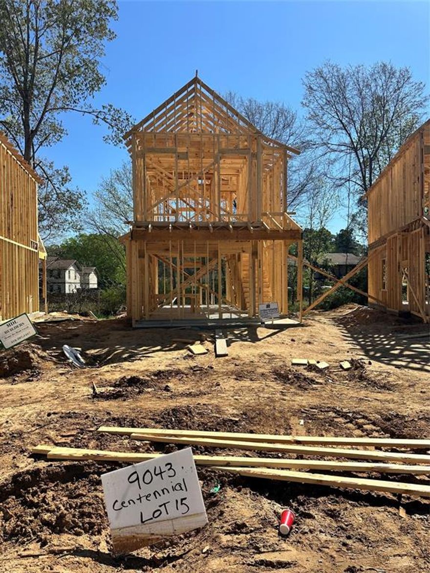 Presenting a delightful two-story patio home that is currently under construction in the heart of downtown Greenwood! Just a block away from the town square and Veterans Park, this home features a variety of impressive upgrades, such as quartz countertops, a stackable washer and dryer, radiant barrier roof decking, and an electric fireplace in the living area. The staircase is adorned with stylish wrought iron spindles, adding elegance to the space. Downstairs, enjoy the luxury of vinyl plank flooring, while upstairs offers cozy carpeting. The second floor includes two spacious bedrooms and a stunning main bath, complete with tiled surround walls around the tub and a quartz countertop. Additionally, the property boasts a privacy-fenced backyard for your enjoyment!