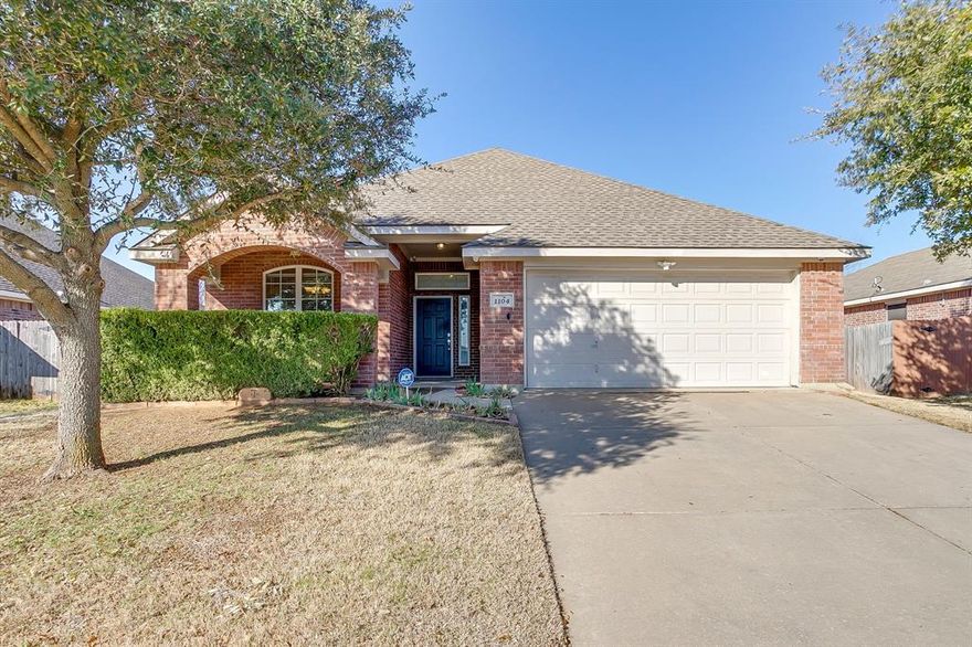Welcome home! This immaculate Antares home has had one owner, and it shows! Pristine floors, light and bright fresh paint throughout, rich hardwood cabinetry, timeless fixtures and so much more! A rare find for this market complete with an updated Trane HVAC heat pump installed in 2025, HWH in 2022, roof and gutters in 2023, surround sound system and a Nelly's smart home security system are just the beginning. The open concept and split living floorplan assure there are no wasted spaces. Enjoy prepping for your family in this culinary dream kitchen; tons of cabinets and workspace with added pot rack and spice rack for convenience. Never miss a beat when entertaining. The spacious 3 bedrooms will not disappoint, with the primary suite offering a colossal walk-in closet, garden tub and separate shower. Some added features are large seasonal storage closet, additional GFCI outlets, dimmer switch in back bedroom, and timer set vent fans in bathrooms and laundry room. Love to entertain outside? You will enjoy BBQs and celebrations on the massive custom-built deck or peaceful coffee time in the mornings on the covered front porch. With no neighbors behind you, it is the perfect set up for family, friends, or private relaxation. All of this situated in a well-established and quaint neighborhood featuring mature trees, walking or biking paths, and playground. Conveniently near ample shopping, restaurants, entertainment, and Chisolm Trail for commuting, this home is a MUST SEE to believe. Schedule your showing TODAY, before this one gets away!